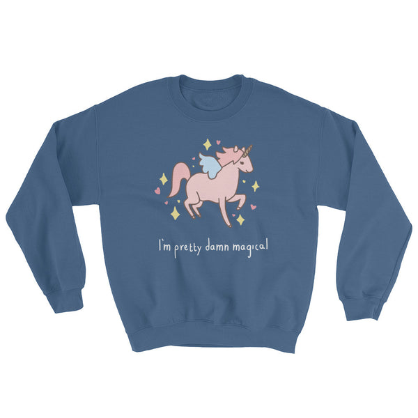 Pretty Damn Magical Unicorn Sweatshirt