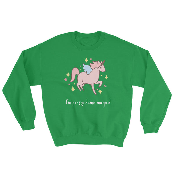 Pretty Damn Magical Unicorn Sweatshirt