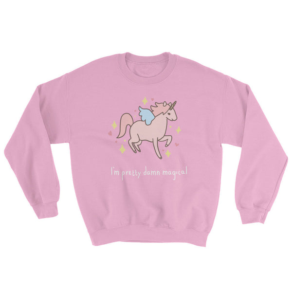 Pretty Damn Magical Unicorn Sweatshirt