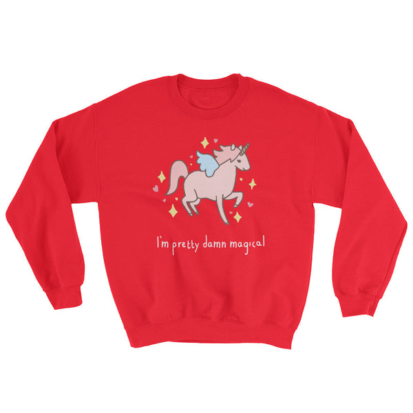 Pretty Damn Magical Unicorn Sweatshirt