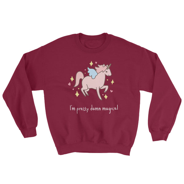 Pretty Damn Magical Unicorn Sweatshirt
